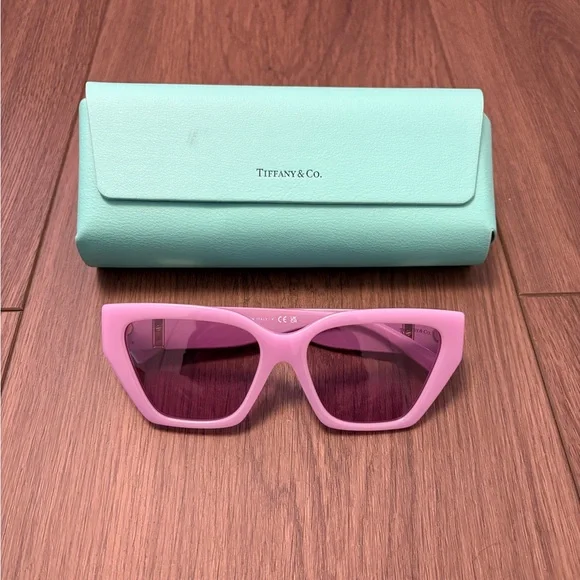 Tiffany & Co. Lavender Sunglasses, Brand New With Case - Picture 2 of 6